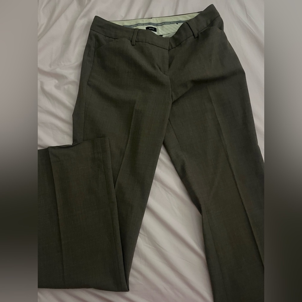 Express Charcoal Editor Pants